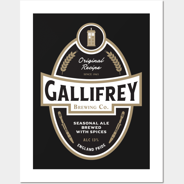 Gallifrey Brewing Co. Wall Art by nerdprince